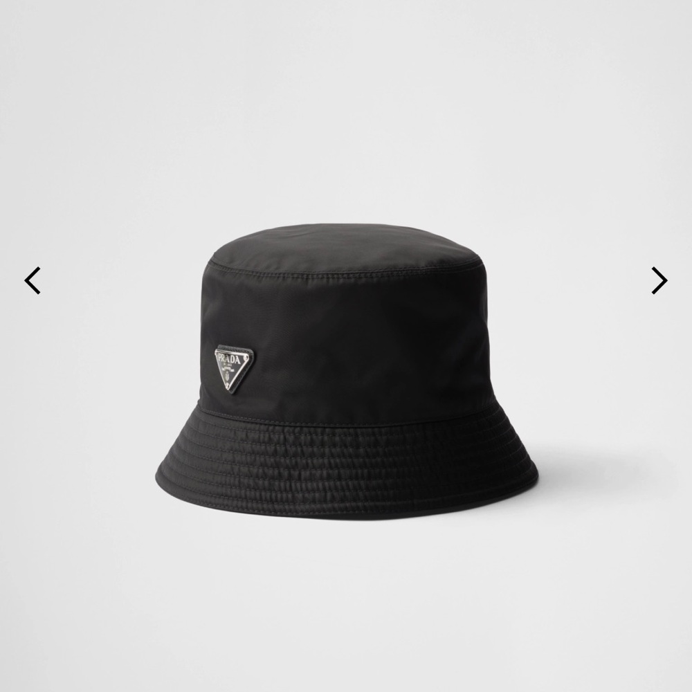 Prada Black Bucket Hat NWT